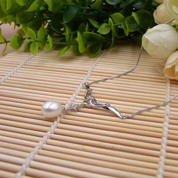 Sinya 925 srebro Naszyjnik dla kobiet autentyczne naturalne słodkowodne perły wykwintne biżuteria to najlepszy prezent na urodziny 2018