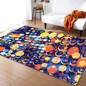 Skandynawski dywan do salonu 3D dywan sypialnia Główna przedpokój podłoga dywan dla dzieci maty łóżko pokój dziecięcy dekoracje duży dywan