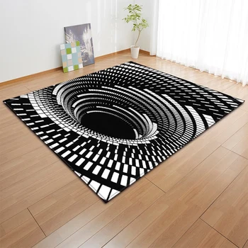 Skandynawski dywan do salonu 3D ozdoba pokoju dziecięcego dywan domowy dziecięcy dywan przedpokój podłoga sypialnia szafki maty