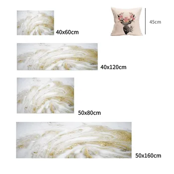 Skandynawski streszczenie biały marmurowy długi dywan do aneksu podłogi prosty modny maty łazienkowe antypoślizgowe drzwi mata maty dekoracji