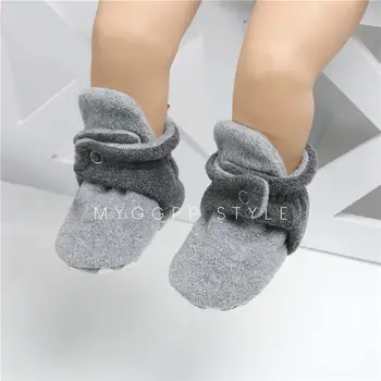 Skarpety zimowe dla niemowląt piękny Puch ciepły chłopiec dziewczynka patch dziecko pierwsze chodziki bawełna komfort miękka antypoślizgowa łóżeczko dziecięce buty