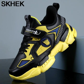 SKHEK buty dla chłopców jesień 2020 nowe uczniowie drogowa buty dla studentów buty do biegania dla dzieci na co dzień duży plac buty sportowe rozmiar 28-38