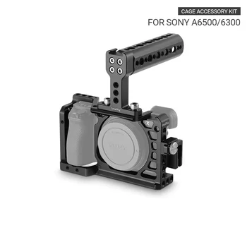 SmallRig Camera Cage Kit for Sony A6500 ILCE-A6500 with Top Handle Grip & HDMI Cable Clamp Camera Accessories Rig 1968