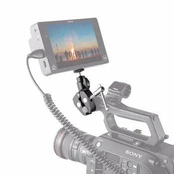 SmallRig DSLR Camera Super Clamp Holder w/ Ball Head Mount Hot Shoe Adapter For Gopro Camera Light , Monitor Attachment - 1124