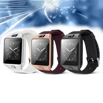 Smart Watch Dz09 Gold Silver Zegarek Smartwatch For Ios Dla Systemu Android Jest Karta Sim, Aparat Zegar