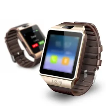Smart Watch Dz09 Gold Silver Zegarek Smartwatch For Ios Dla Systemu Android Jest Karta Sim, Aparat Zegar