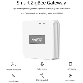 SONOFF Zigbee Bridge 3.0/ bezprzewodowy przełącznik / temperatura wilgotność /ruchu /czujnik, okna i drzwi działa z Alexa Google Home