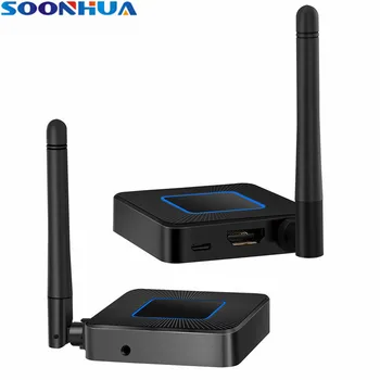 SOONHUA Q4 Miracast 1080P HD WiFi Media Display 2.4 G/5G TV Stick Screen WiFi Wireless Display HDMI Dongle Miracast, Airplay, DLNA