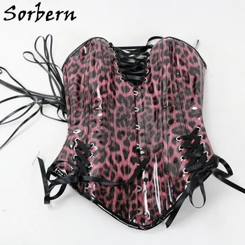 Sorbern Custom Color Corset Women Fetysz U-Shaped Cup Support Breast Steel Corset With Lace Corset Up Back Hourglass