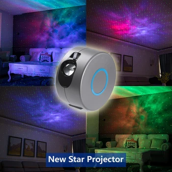 Spania Światło Romantyczny Projektor Nieba Głośnik Bluetooth Projekcja Sypialnie Nocne Sypialnia Szafka Lampa Stołowa