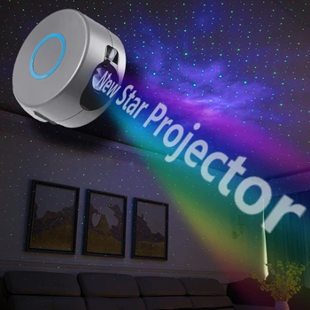 Spania Światło Romantyczny Projektor Nieba Głośnik Bluetooth Projekcja Sypialnie Nocne Sypialnia Szafka Lampa Stołowa