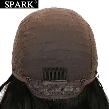 Spark 4*4 zamknięcia wig wig Ombre brazylijski wolny wig głębokiej fali peruki ludzkich włosów HD zamknięcie peruki dla czarnych kobiet Remy