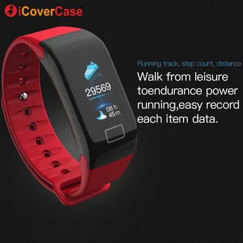 Sport jogging bransoletka dla Xiaomi MI 8 9 F1 Redmi Note 5 5A 6 7 Pro 5A 6A bransoletka czas ciśnienia krwi Smart Watch Smartwatch