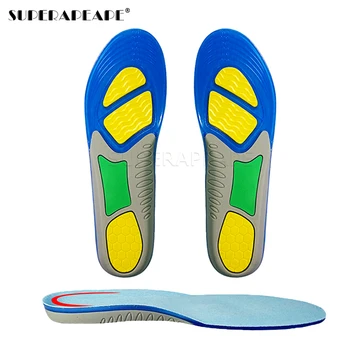Sport jogging silikonowe, żelowe wkładki pielęgnacja stóp przy подошвенном фасциите ortopedyczne masujące wkładki do butów amortyzujące wkładki do butów