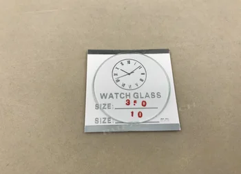 Sprzedaż hurtowa płaskiego mineralnego strefy szkła o grubości 138cs o grubości 1,0 mm, wybierz rozmiar od 16 mm do 50 mm dla zegarmistrzów i naprawy godzin