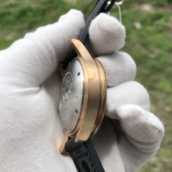 Steeldive Limited Edition 41mm Tin Bronze Dive Watch 300m C3 Super Luminous Germany brązu CuSn8 Mechaniczny zegarek dla mężczyzn