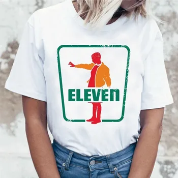 Stranger Things T Shirt Eleven Women Casual Top Tee s Tshirt T-shirt Femme Clothing Harajuku Funny Movie