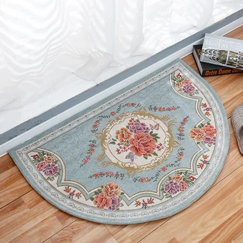 Strona główna Europejski żakardowe półokrągły dywan dywany kuchenne, dywany do sypialni, dywaniki antypoślizgowe wejście łazienka szafki maty
