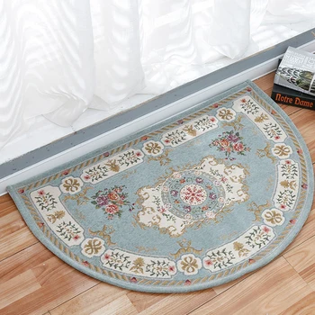 Strona główna Europejski żakardowe półokrągły dywan dywany kuchenne, dywany do sypialni, dywaniki antypoślizgowe wejście łazienka szafki maty