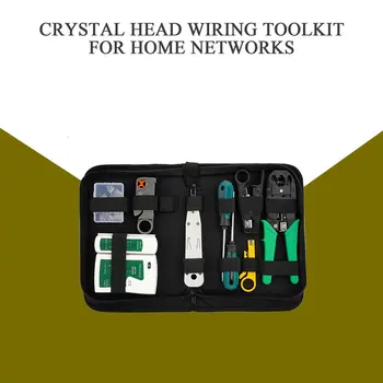 Strona Główna Wielofunkcyjna Sieć Crystal Head Wiring Tool Set Трехцелевой Kablowy Zacisk Tester Tool Kit Set