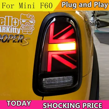Stylizacja samochodu BMW MINI mini lampa tylna zespolona Countryman F60 LED lampa tylna zespolona świateł hamowania, kierunkowskazy tylne światła w komplecie