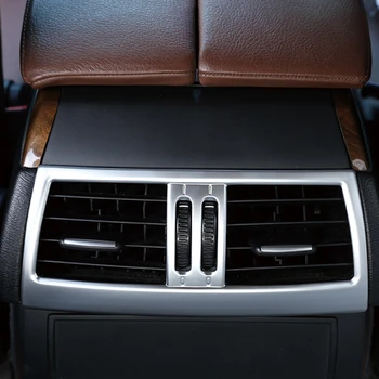 Stylizacja samochodu os powietrza ramka dekoracji pokrywa wykończenie do BMW X5 E70 X6 E71 2008-wnętrze akcesoria samochodowe