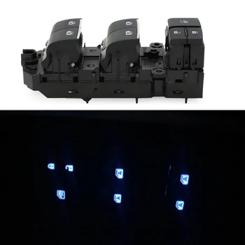 Stylizacja samochodu oświetlone LED Power Single Window Switch do Toyota RAV4 RAV 4 2019 2020 lewa zarządzająca podświetlenie Master Switches Button