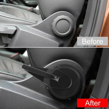 Stylizacja samochodu wnętrze auto Regulacja siedzenia przycisk przełącznik pokrywa wykończenie dekoracyjne w celu Skoda Kodiaq Superb Yeti Octavia A7 2017 2018