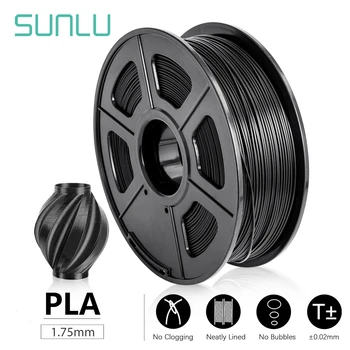 SUNLU 1.75 mm PLA wątek 1 kg drukarka 3D wątek plastiku PLA drukowanie 3D materiał precyzja wykonania/-0.02 mm szybka wysyłka