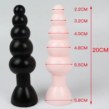 Super duży rozmiar korek analny zabawki Pagoda korek analny kulki analne masturbacja seks produkty dla mężczyzn i kobiet