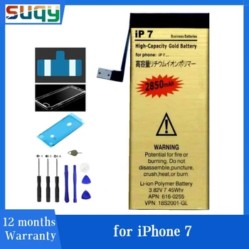 Suqy High Capacity Original for Iphone 7 Battery Bateria for Apple Iphone 7/ 7g Battery for IPhone 7 bateria z telefonu komórkowego