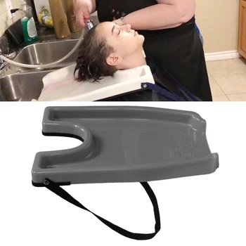 Szampon miski Backwash skorupy zasobnika bezpieczeństwa obiegową łatwe do mycia dla kabinowego leczenia fryzjerskie narzędzie przenośne mycie włosów