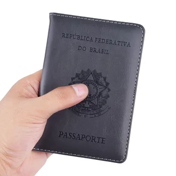 Sztuczna Skóra Brazylia Posiadacz Paszportu Brazylijski Identyfikacyjny Etui Capa Passaporte Drogowy Portfel Porta Carteira Cartao De Visita