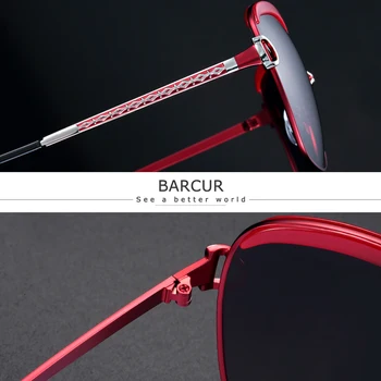 Szybka wysyłka BARCUR gradient okulary damskie polaryzacyjne okulary dla kobiet, modne produkty