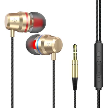 Słuchawki gry High Definition Sound Quality stereo wodoodporny słuchawki przewodowe Aktywna redukcja szumów z mikrofonem w uchu kabel 3D 5.0