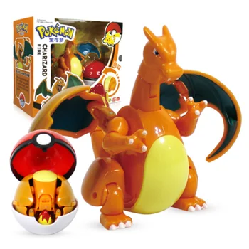 TAKARA TOMY Pokemon Elf Ball Variant Toy Model Charizard Pocket Monsters Pokemon figurka toy model prezent