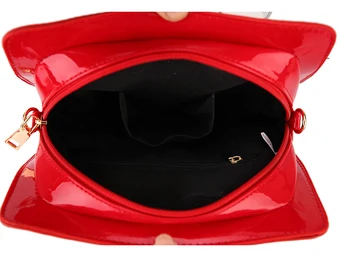 Telefoniczna forma łańcucha torba na ramię dla kobiet moda Crossbody bag Czerwony codzienny kobiecy portfel i torebka designerska torba skóra syntetyczna