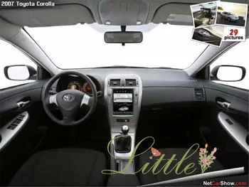 Tesla styl 10,4 calowy ekran dotykowy samochodu nie ma odtwarzacz DVD GPS nawigacja do Toyota Corolla 2007-2013 stereo blok nawigacji satelitarnej multimedia