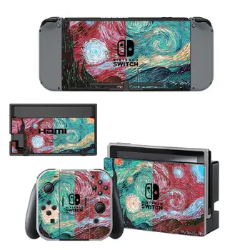 The Starry Night Nintendo Switch Skin Sticker NintendoSwitch stickers skins for Nintend Switch Console and Joy-Con Controller