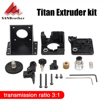 Titan Extruder 3D Printer Parts For E3D V6 Hotend J-head Bowden uchwyt montażowy 1.75 mm wątek czysto 3:1 przełożenie