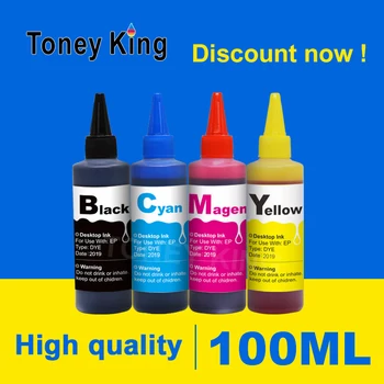 Toney King 100 ml butelka wsad barwnik zestaw tusz do Canon PG 40 PIXMA MP160 MP170 MP180 MP218 MP228 MP450, tonery do drukarek, atrament