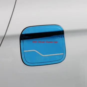Tonlinker zewnętrzna pokrywa zbiornika pokrywa naklejki do Citroen C-Elysee/Peugeot 301 stylizacja samochodów 1 szt pokrywa ze stali nierdzewnej naklejki