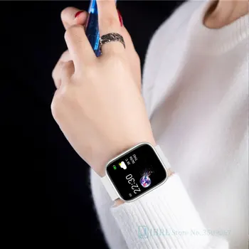 Top Square Smart Watch Women Men Smartwatch Electronics Smart Clock For Android IOS Fitness Tracker Sport Bluetooth Smart-watch