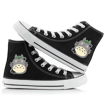 Totoro Lovers High Top Canvas Shoes oddychająca obuwie Męskie obuwie wysokiej jakości buty do biegania męskie i buty damskie