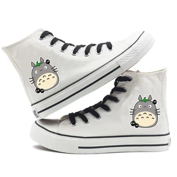 Totoro Lovers High Top Canvas Shoes oddychająca obuwie Męskie obuwie wysokiej jakości buty do biegania męskie i buty damskie