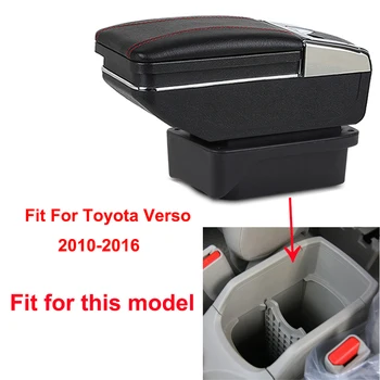 Toyota Verso 2010-2016 Samochodowy Podłokietnik Skrzynia Centralny Sklep Zawartość Pudełka Uchwyt Na Napoje Popielniczka Wnętrze Samochodu-Stylizacja Akcesoria Samochodowe