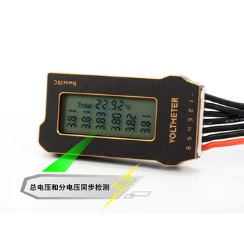 TransTEC FL-6 2-6S Tiny Lipo Battery Voltage Checker Tester Super Fast Start-up