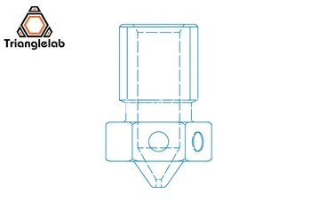 Trianglelab wysokiej jakości V6 dysza do drukarek 3D hotend 4 szt./lot drukarka 3D dysza do E3D hotend titan wytłaczarki prusa i3 mk3