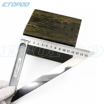 Trójkątny kształt linia stop aluminium prędkość kwadratowy kątomierz Mitra dla stolarskich narzędzi pomiarowych ferramenta measure market