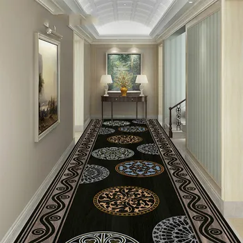 Trójwymiarowy twórczy dywan kwiatowy dywan drzwi korytarz drzwi korytarz korytarz schody Home Hotel sala dywan